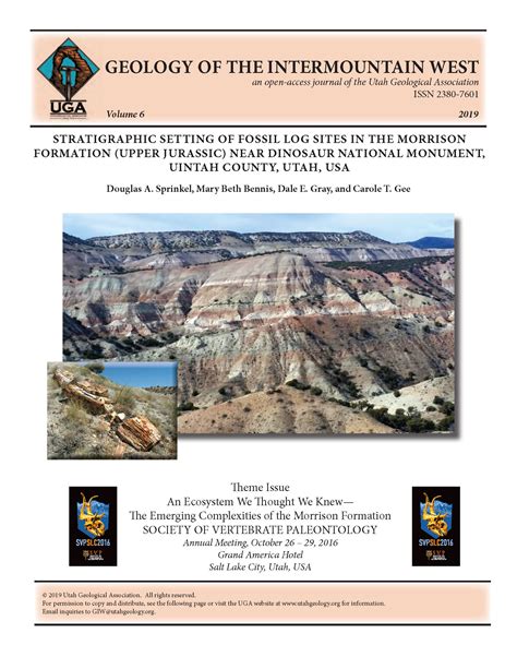 Geological Setting: The Morrison Formation's Window to the Jurassic